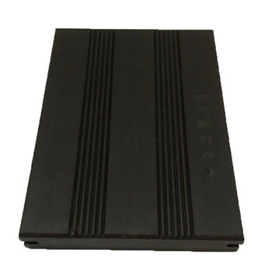 Outdoor Timber Carbonized Bamboo Decking Boards Lightweight