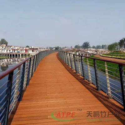 Wood Bamboo Outdoor Wall Panels Cladding Customized