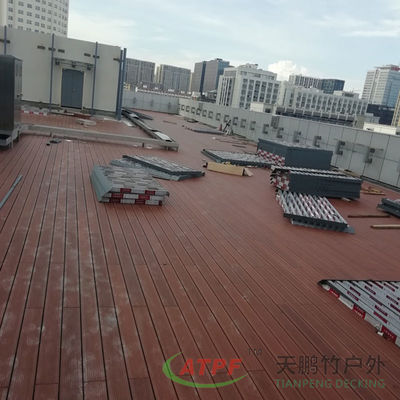 Flat Bamboo Cladding Exterior Wall Panels Outdoor Eco Friendly