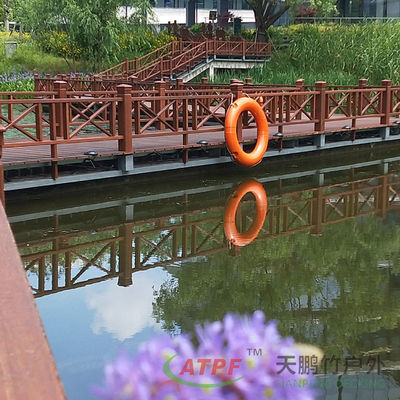OEM 6m Outdoor Decking Board Natural Bamboo Wood Material