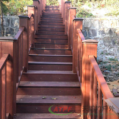 Waterproof 20ft Deck Board Bamboo Decking Slats Custom