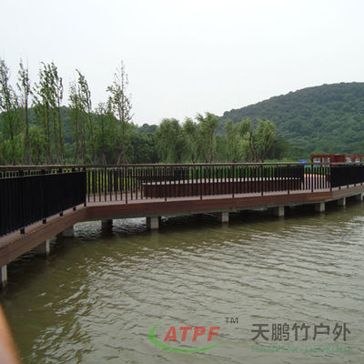 Co Extrusion bamboo Outdoor Decking Board Flooring 18 Foot