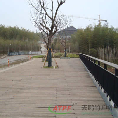 Anti Corrosion Flat Floor Decking Boards For Garden Park Walkway