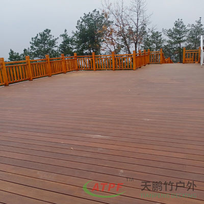 Environmentally Friendly Floor Decking Boards Bamboo Wood For Decks