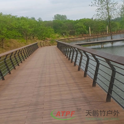 Premium Bamboo 90mm Decking Boards Pressure Treated OEM