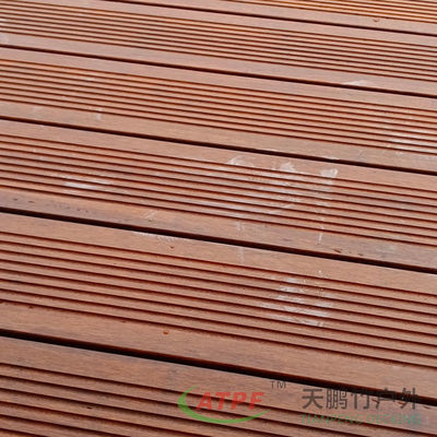 Commercial Weathered Decking Boards Bamboo Flooring 28mm