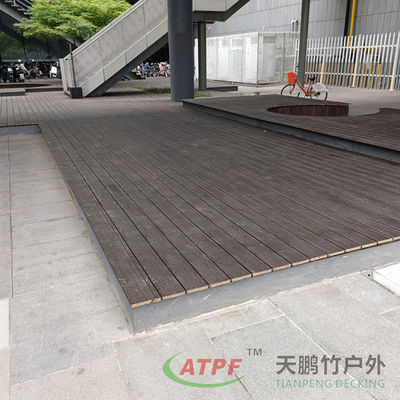 Timber Bamboo Decking Boards Caramel Carbonized Bamboo In Bulk