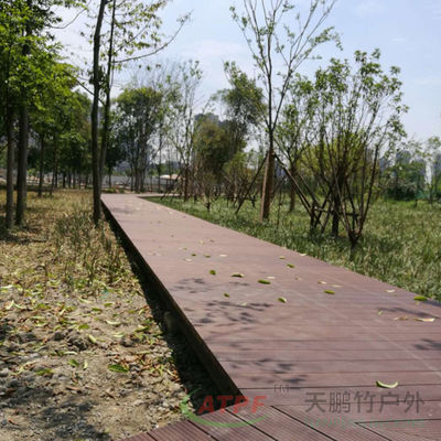 Carbonised Bamboo Recycled Timber Decking Pressure Treated Deck Boards 16Ft