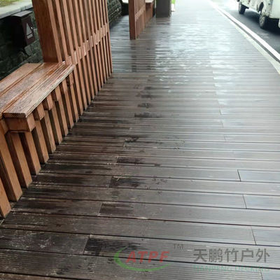 Anti Corrosion Bamboo Wood Decking Boards 28mm For Backyard