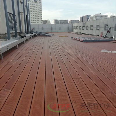 Eco Friendly Bamboo Decking Boards For Garden 5.4M Anti Slip