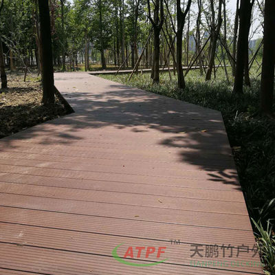 Carbonized Bamboo Wood Decking Board 18 Ft OEM