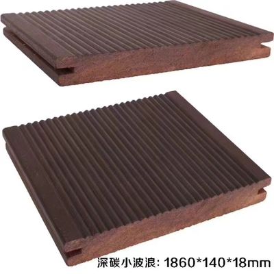 Versatile Bamboo Outdoor Wall Panels In Dark Charcoal / Light Charcoal