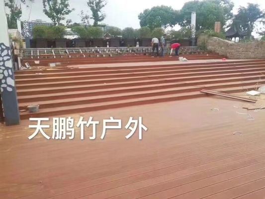 Composite Bamboo Decking Boards With Hidden Clip System