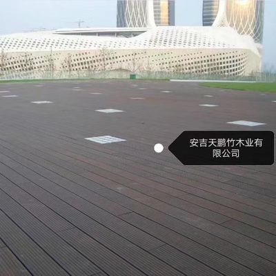 Unique Synthetic Deck Boards Nail Down Installation Outdoor Anti Corrosion Heavy Bamboo