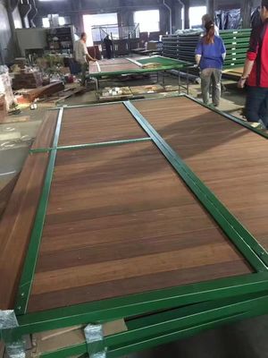 Small Grooves Finish Exterior Bamboo Cladding for Modern Exterior Design in Dark and Light Charcoal
