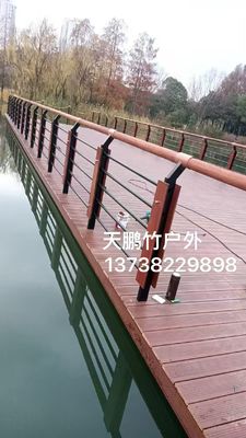 Effortless Assembly Required Surface Mount Bamboo Deck Railing Deep Charcoal And Shallow Charcoal