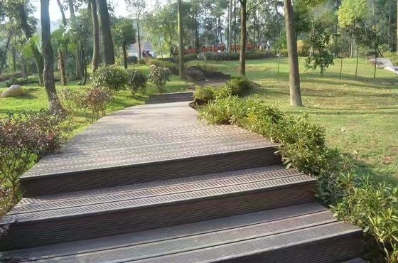 Smooth Finish 4.8 Meter Carbonized Bamboo Decking High Durability