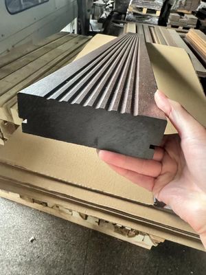 Eco Friendly Unique Synthetic Deck Boards Outdoor Anti Corrosion Heavy Bamboo Technology