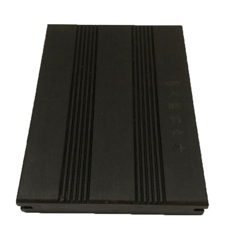 Outdoor Timber Carbonized Bamboo Decking Boards Lightweight