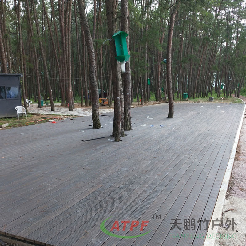 Large Real Bamboo Outdoor Wall Panels Cladding Waterproof