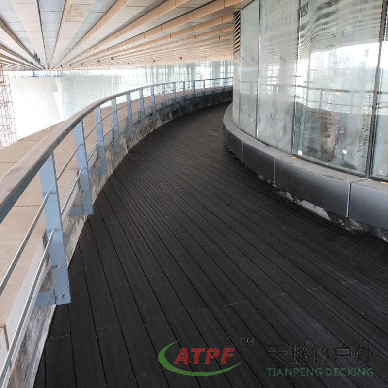 Woven Wood Bamboo Outdoor Wall Panels Anti Mothification