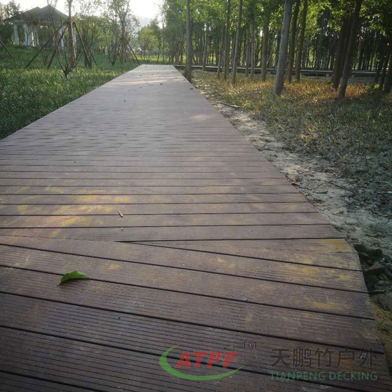 UV Resistance Bamboo Cladding Exterior Facade Panels Custom