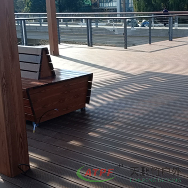 Timber Bamboo Cladding Exterior Facade Panels OEM
