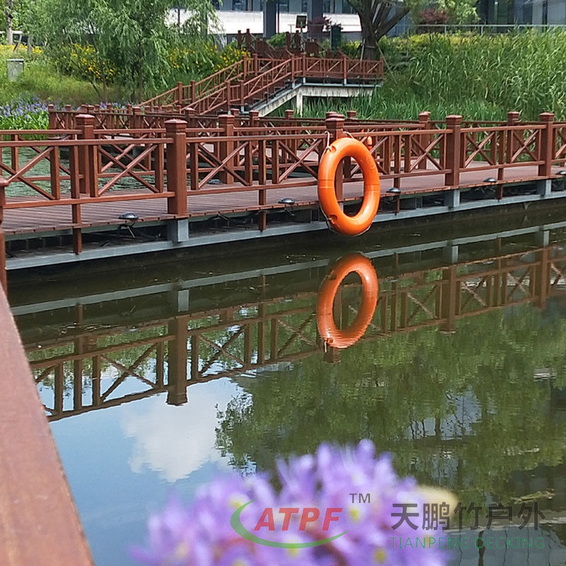 OEM 6m Outdoor Decking Board Natural Bamboo Wood Material