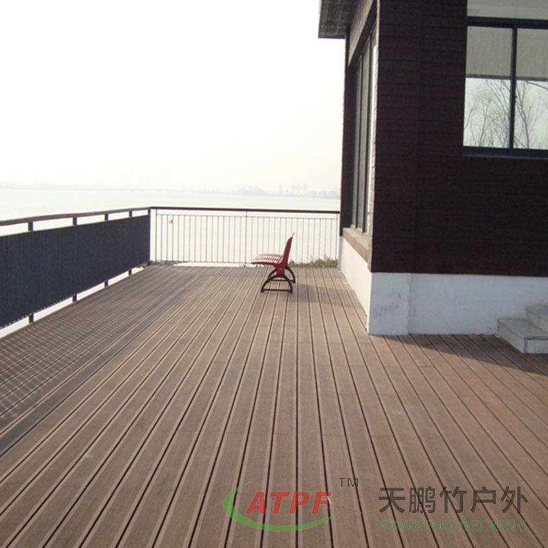 Patio Wooden Floor Decking Boards Planks Bamboo Material