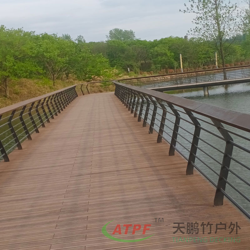 Premium Bamboo 90mm Decking Boards Pressure Treated OEM