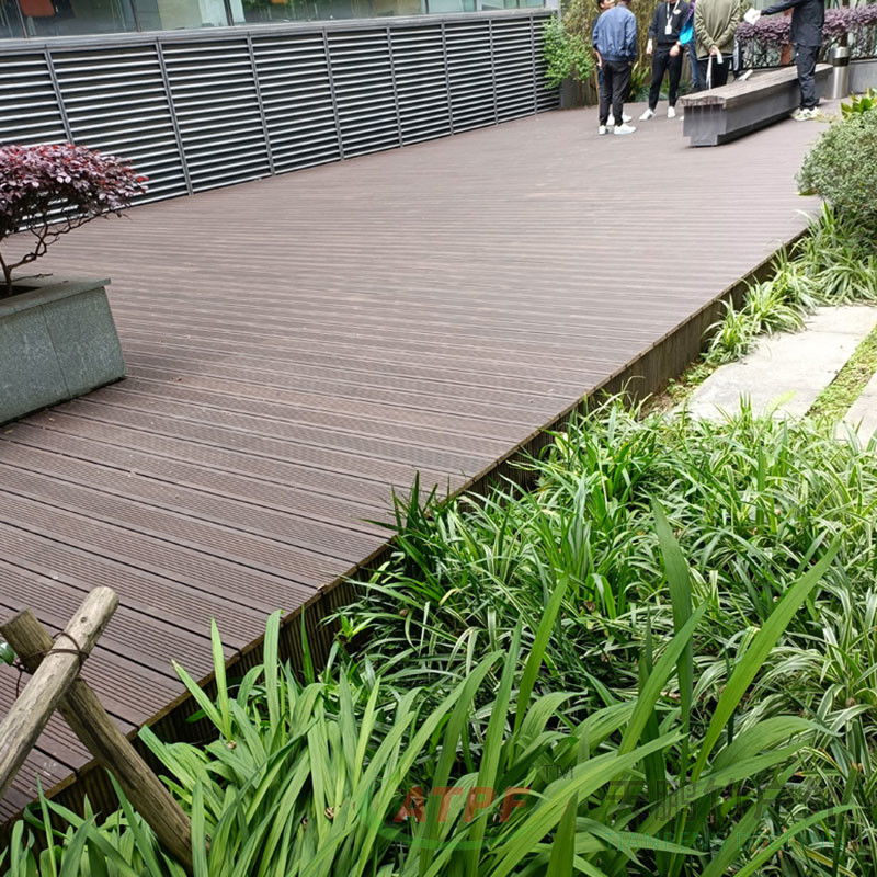 Light Carbonized Bamboo Decking Boards 2x6 OEM