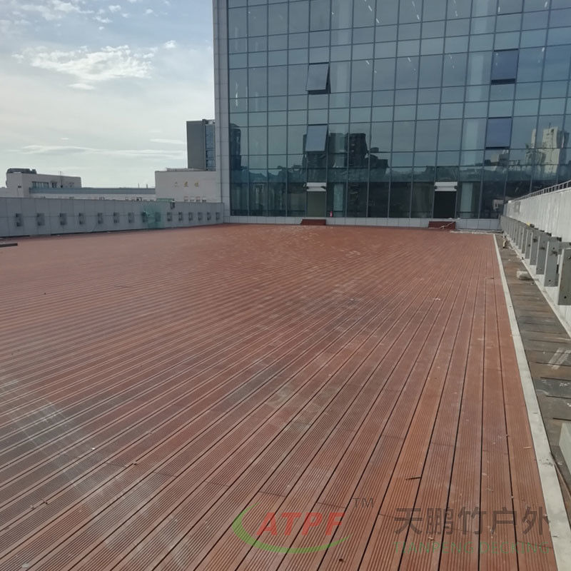 Shallow Carbonization Bamboo Wood Decking Boards For Porch ODM