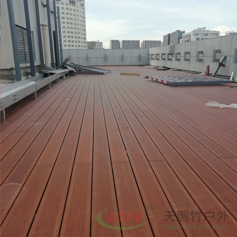 Eco Friendly Bamboo Decking Boards For Garden 5.4M Anti Slip