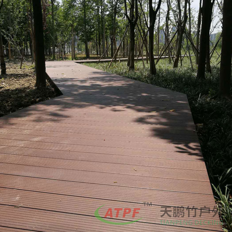 Carbonized Bamboo Wood Decking Board 18 Ft OEM