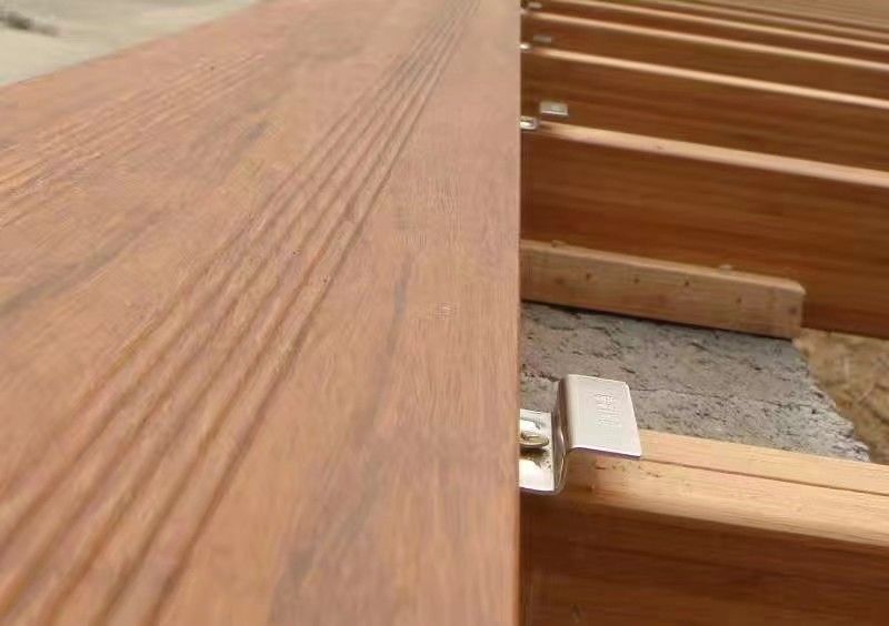 Eco Friendly Weather Resistant Carbonized Bamboo Decking With High Durability
