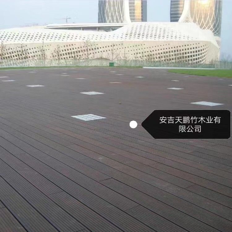 Unique Synthetic Deck Boards Nail Down Installation Outdoor Anti Corrosion Heavy Bamboo